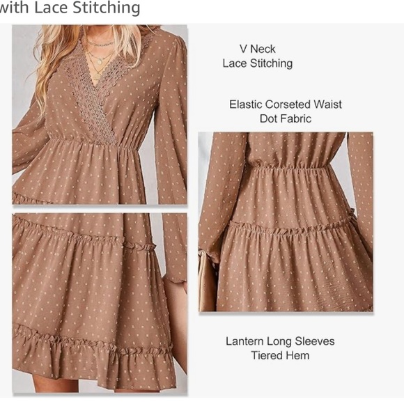 Women Tunic Dress Loose Flowy  A-Line Dresses NWOT sz XL - Picture 5 of 9